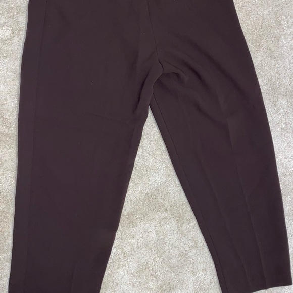 Aritzia (Wilfred) thé effortless pants in Rich Mocha Brown - Picture 2 of 4